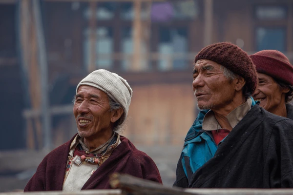 people of lho village
